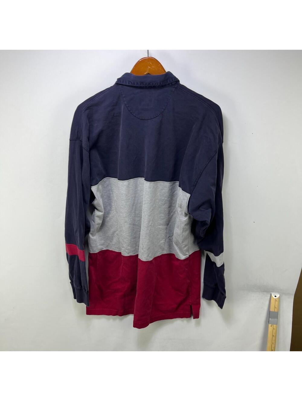 Vintage 90s Chaps Ralph Lauren Rugby Long Sleeve XL Polo - Picture 9 of 11